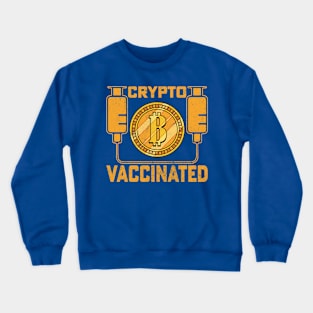 Crypto Vaccinated Crewneck Sweatshirt